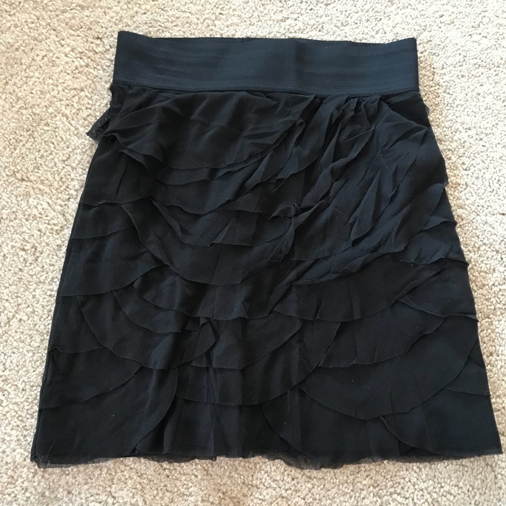 Express Ruffle Mini Skirt